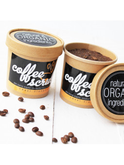 Duschpeeling mit Fair Trade Kaffee & ätherischem Blutorangenöl