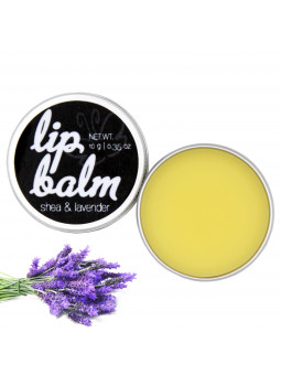 Lippenbalsam mit Sheabutter und äth. Barreme Lavendelöl
