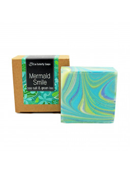 Naturseife mit Meersalzsole & Duft nach grünem Tee