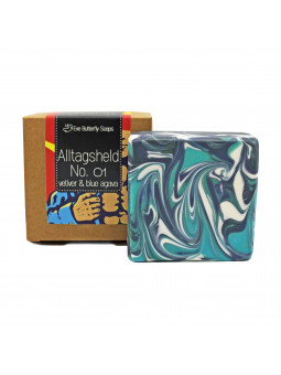 Naturseife mit einem Duft nach Limetten, Blauer Agave & Vetiver