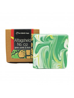 Naturseife mit grünem, frischem, ozonigem Unisexduft