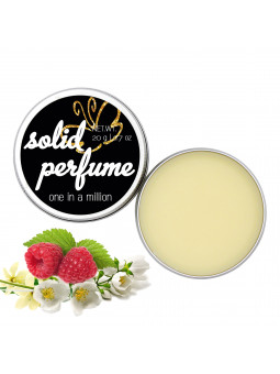 Festes Parfumwachs mit einer Duftkomposition aus Himbeeren, Neroli, Jasmin und Gardenie