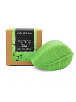 Naturseife mit frisch-grünem Duft nach Bambus, Amber & Holznoten