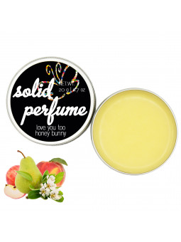 Festes Parfumwachs mit dem Duft nach reifen Pfirsichen, Äpfeln & Birnen