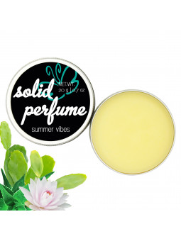 Festes Parfumwachs mit dem Duft nach Kaktus, Wasserlilie, Aloe Vera und Meersalz