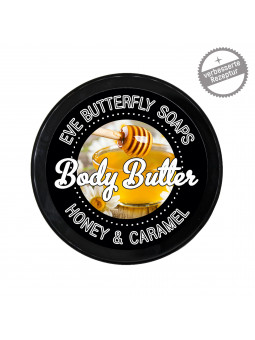 Shea Body Butter mit dem Duft nach Karamell & Honig