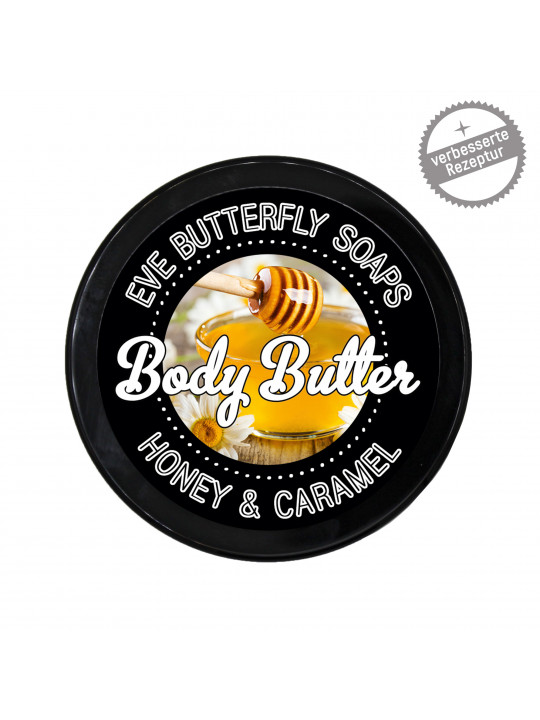Shea Body Butter mit dem Duft nach Karamell & Honig