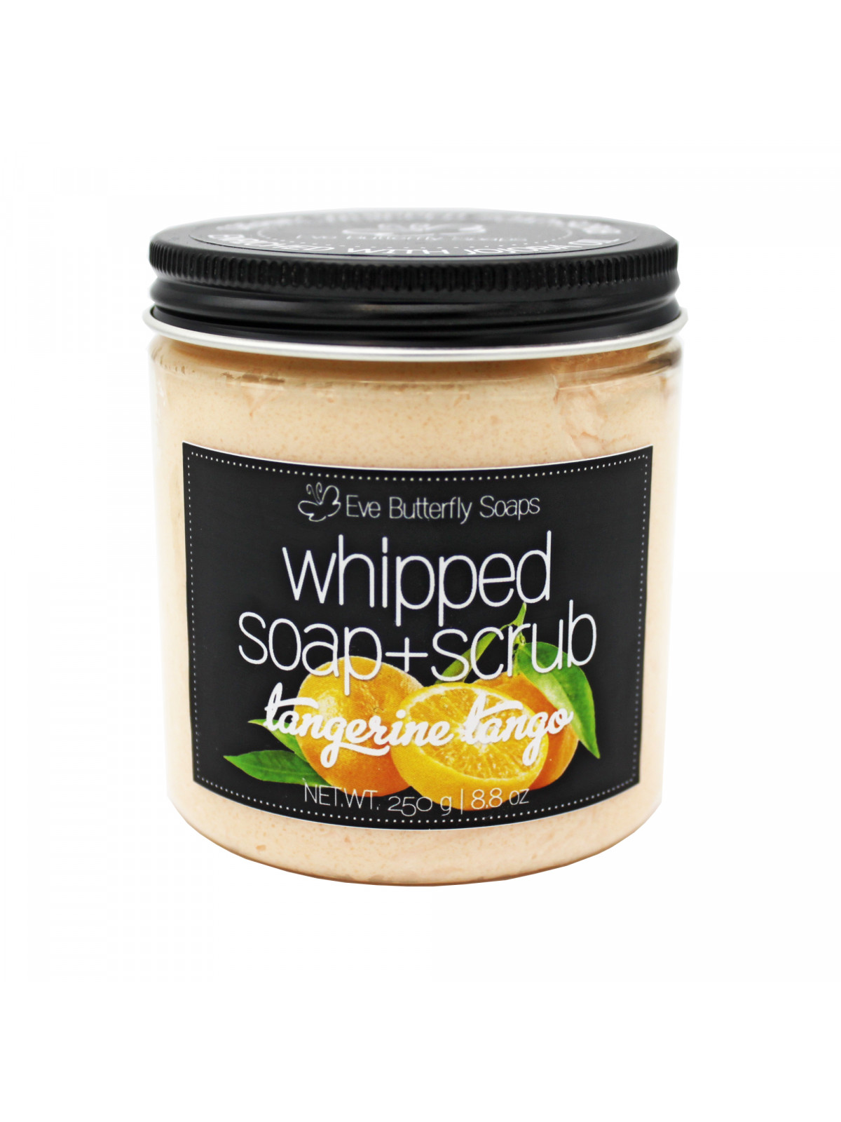 Duschpeeling mit Fair Trade Zucker & Mandarinenduft